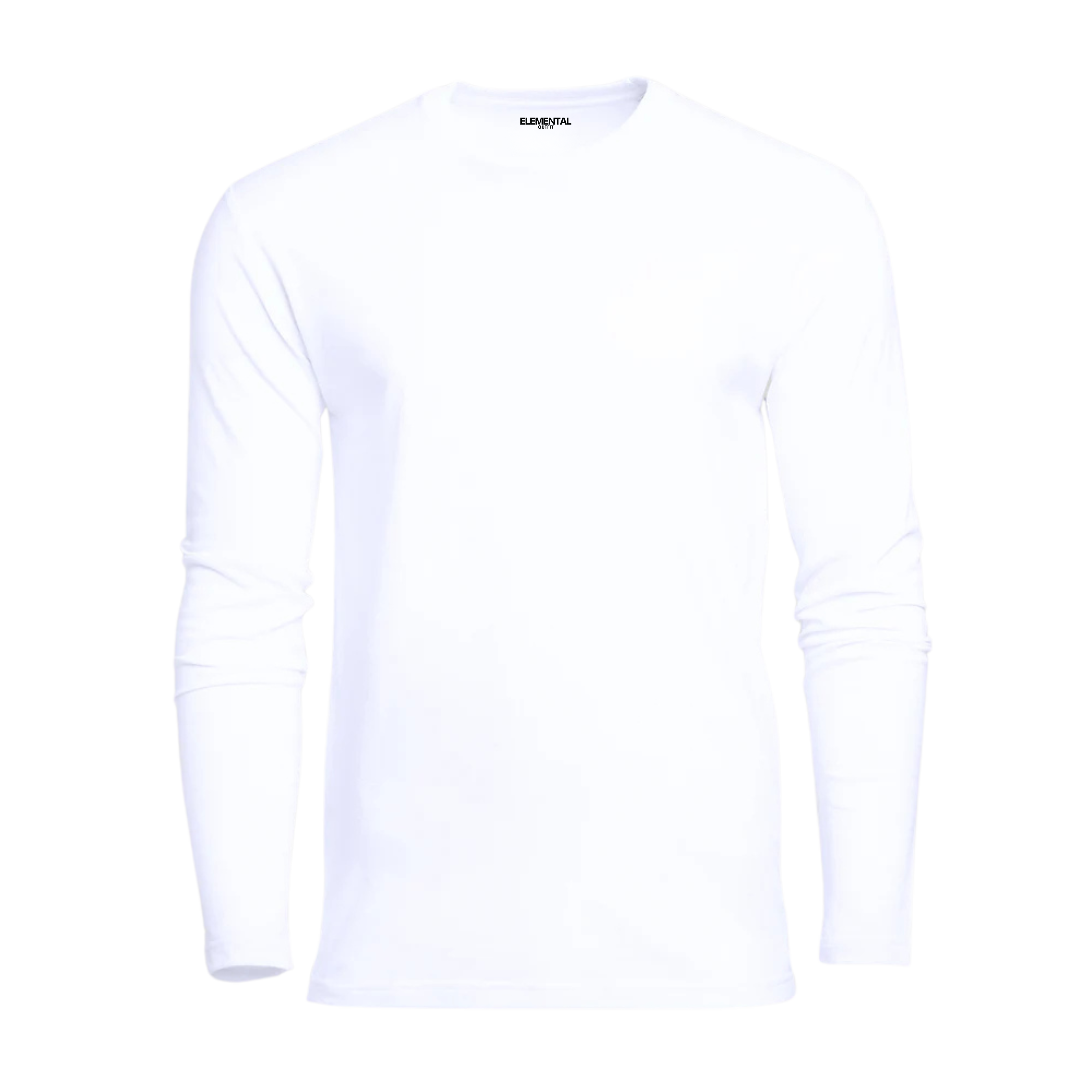 Remera Blanca Manga Larga