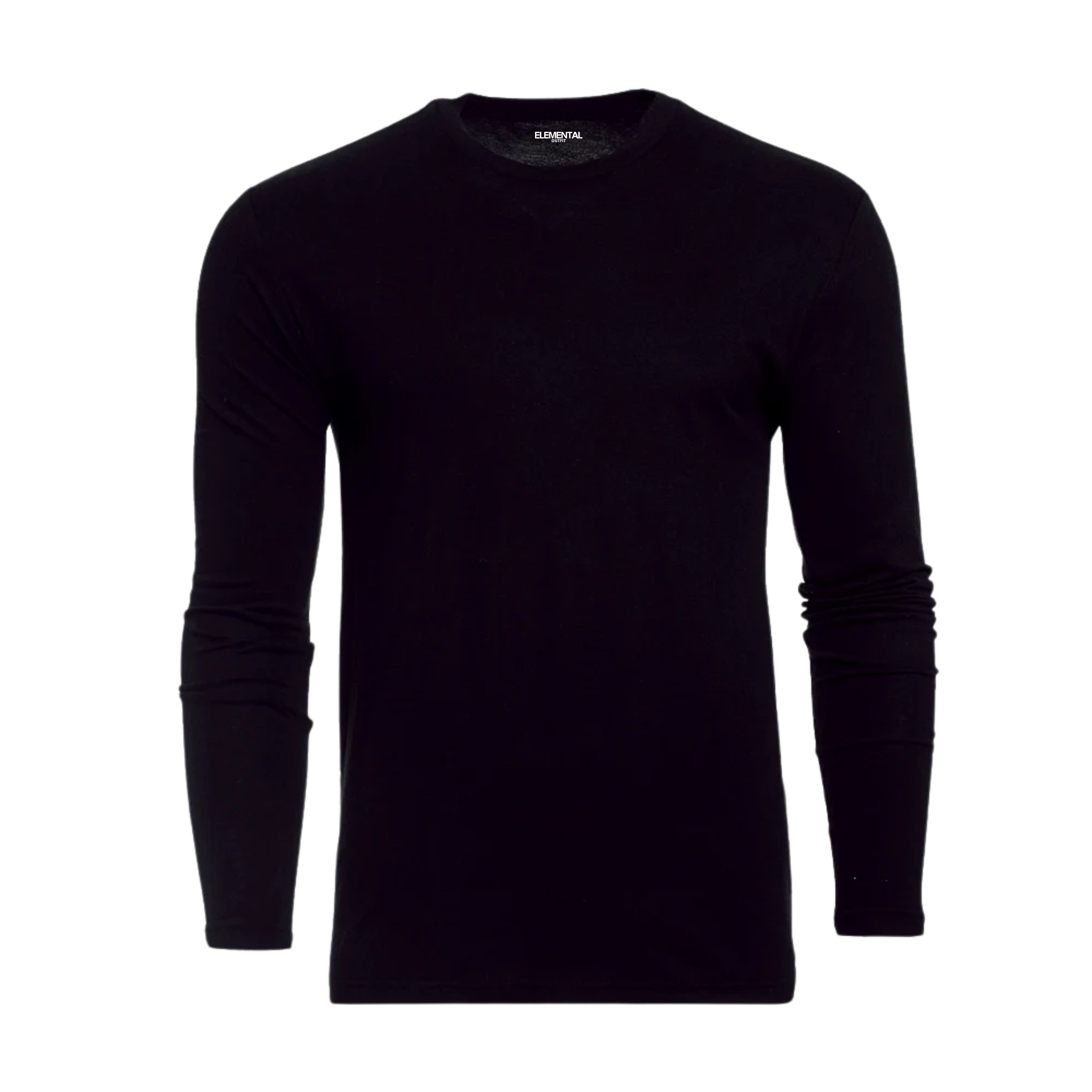 Remera Negra Manga Larga