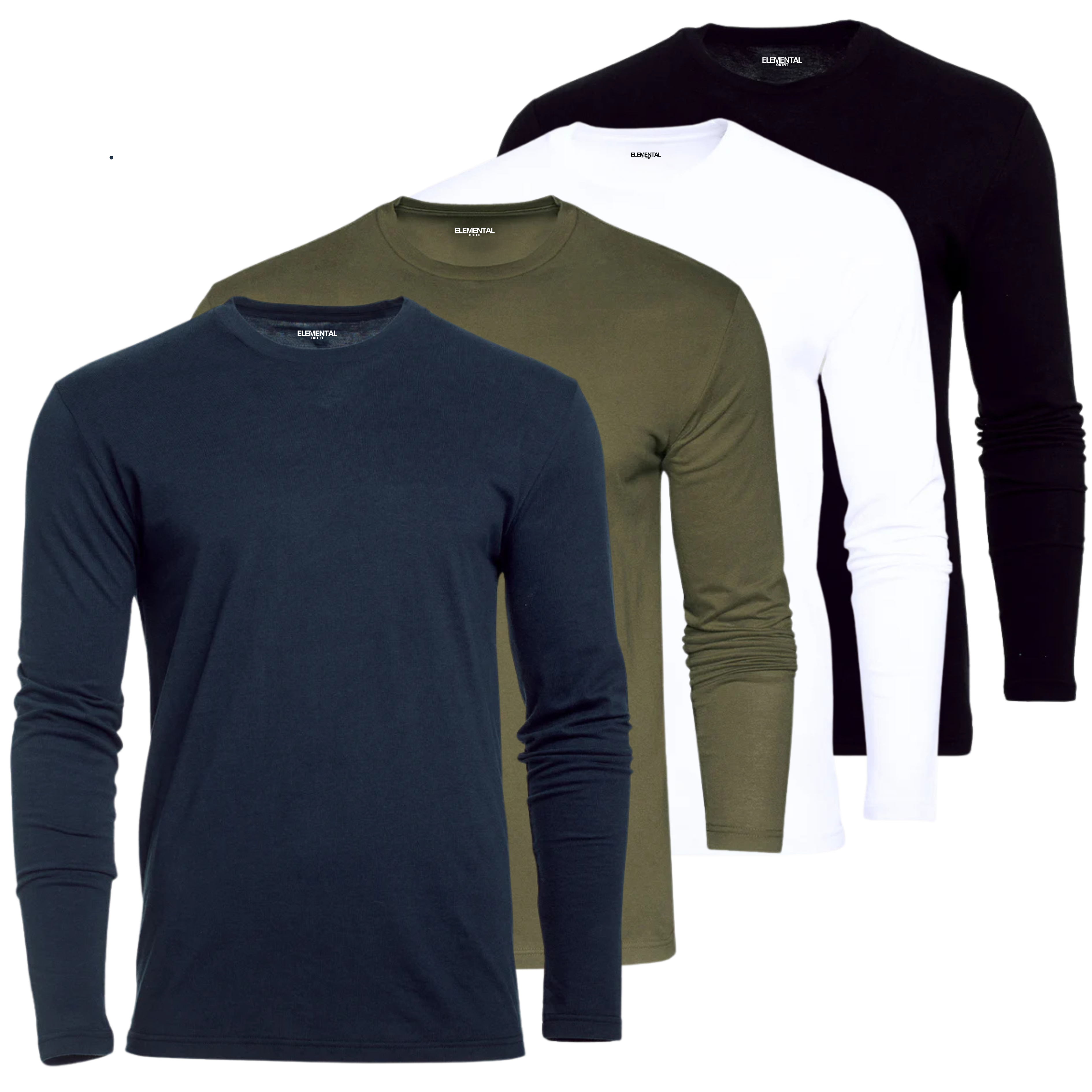 Pack x4 Remeras Manga Larga