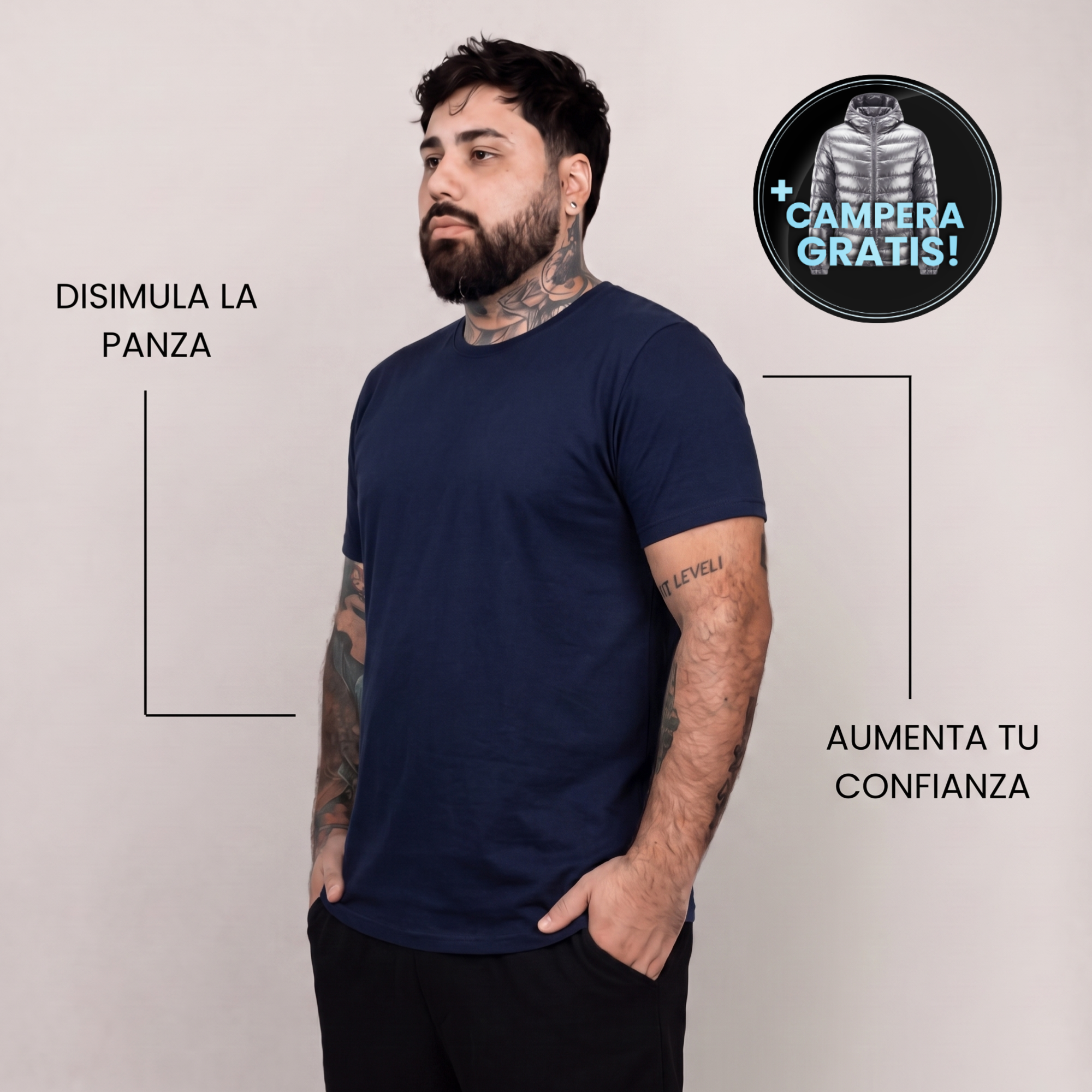 Pack 3 - Remeras que te hacen ver mejor al instante