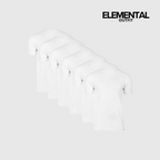 Pack 6+1 Gratis - Remeras Elementales Algodon 100% - Molderia Exclusiva