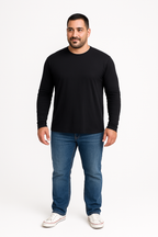 Remera Negra Manga Larga