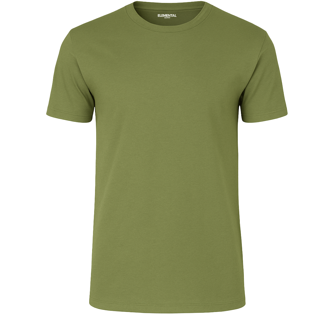 Remera Verde Elemental de Lujo - Molderia Exclusiva