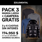 Remeras Manga Larga - Pack Especial