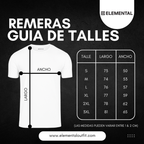 Remera Elemental 100% Algodón 30/1 · Moldería Exclusiva